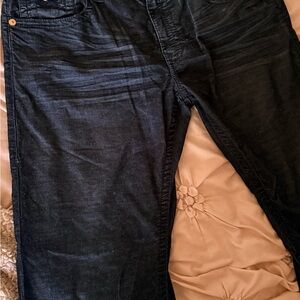 True Religion Washed Black Jeans